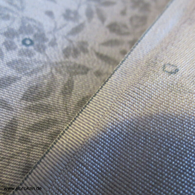 millefleur mauve Kimono Chirimen Crepe Seide