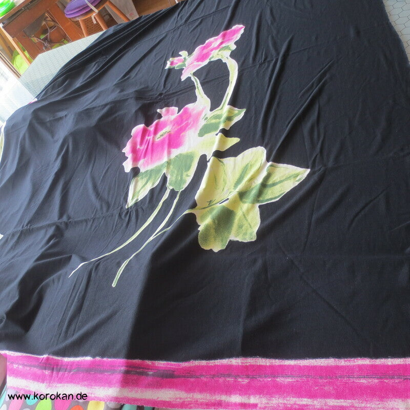 abstrakte Riesen Pfingstrosen Viscose Jersey