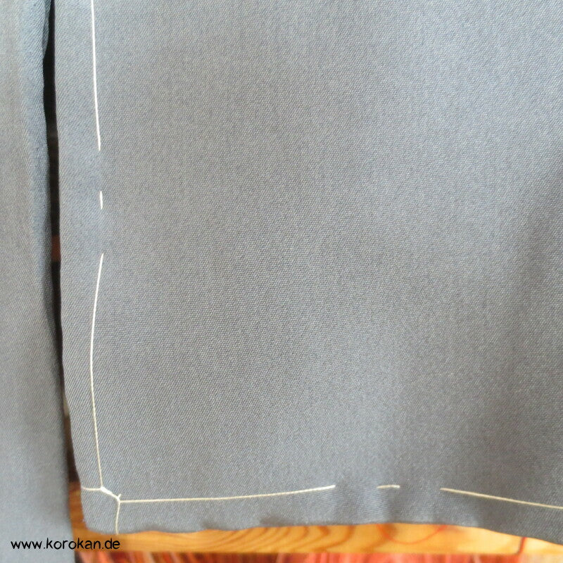 Shibori Kanji Juban Unterkimono, Seide