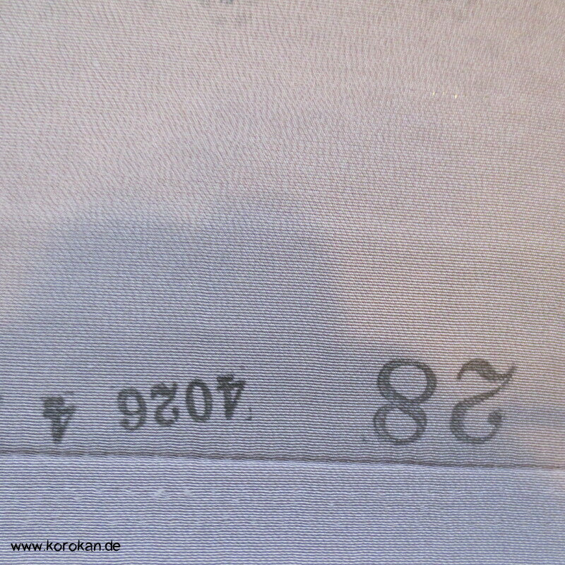 millefleur mauve Kimono Chirimen Crepe Seide