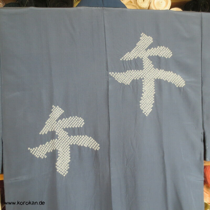 Shibori Kanji Juban Unterkimono, Seide