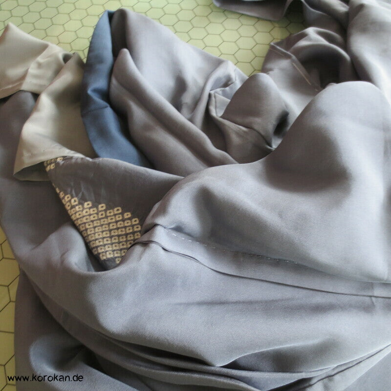 Shibori Kanji Juban Unterkimono, Seide