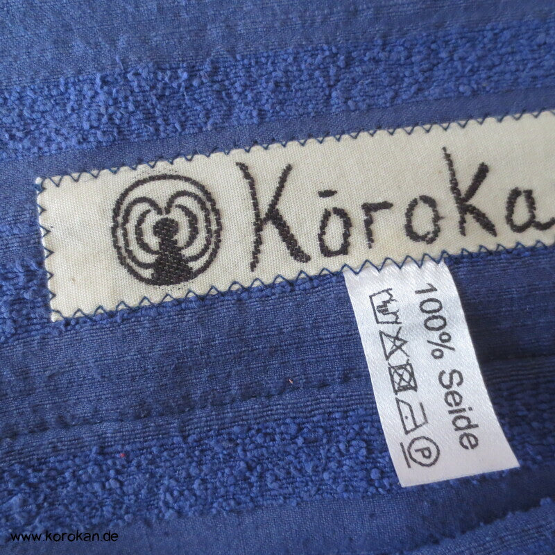 gestreifte Bourette Seiden Hakama  - Umanori Hosentyp - neu