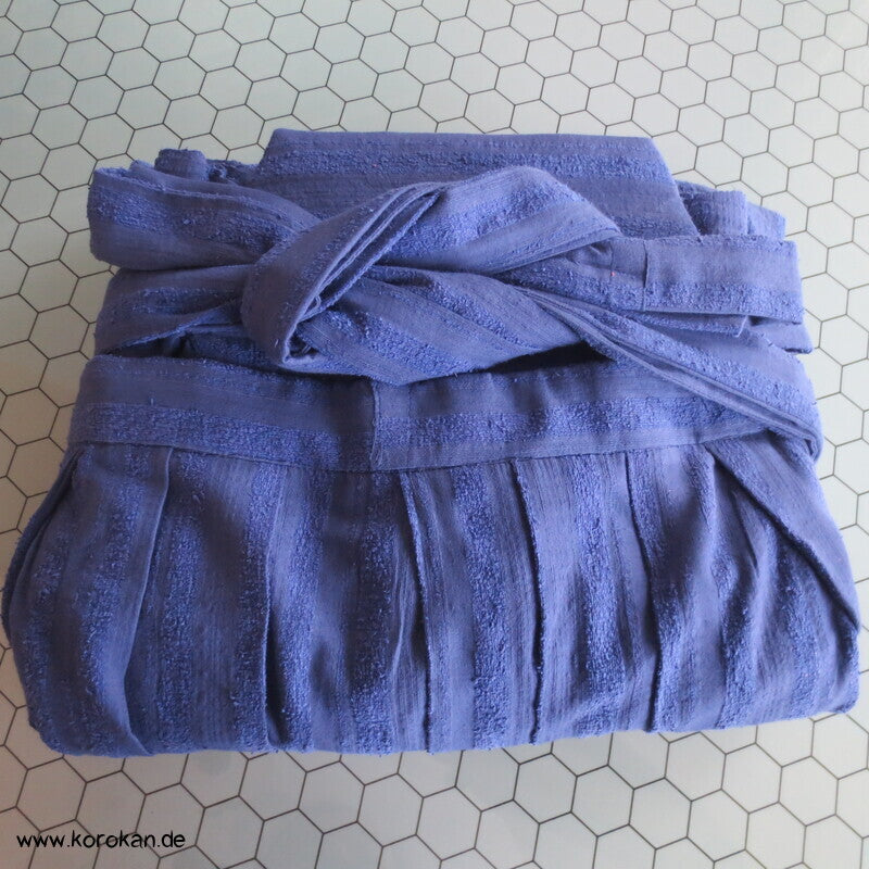 gestreifte Bourette Seiden Hakama  - Umanori Hosentyp - neu