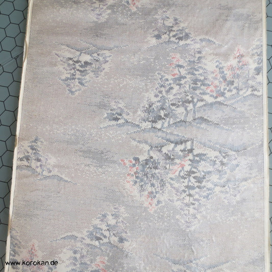 Waldmuster Kasuri Tsumugi Seide Tanmono