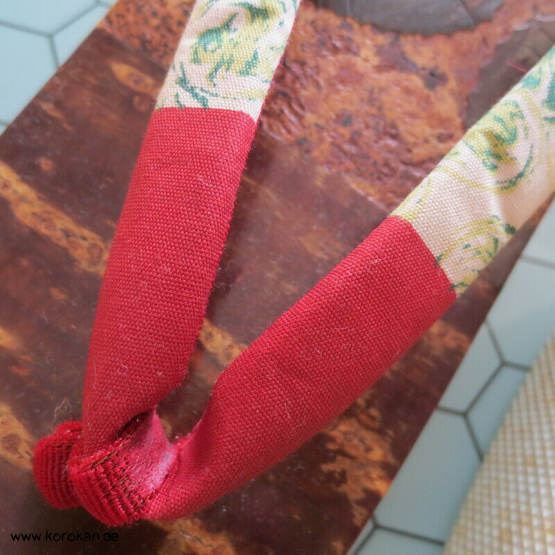 Vintage unbenutzte Geta für Frauen - geschnitzte Innensohle