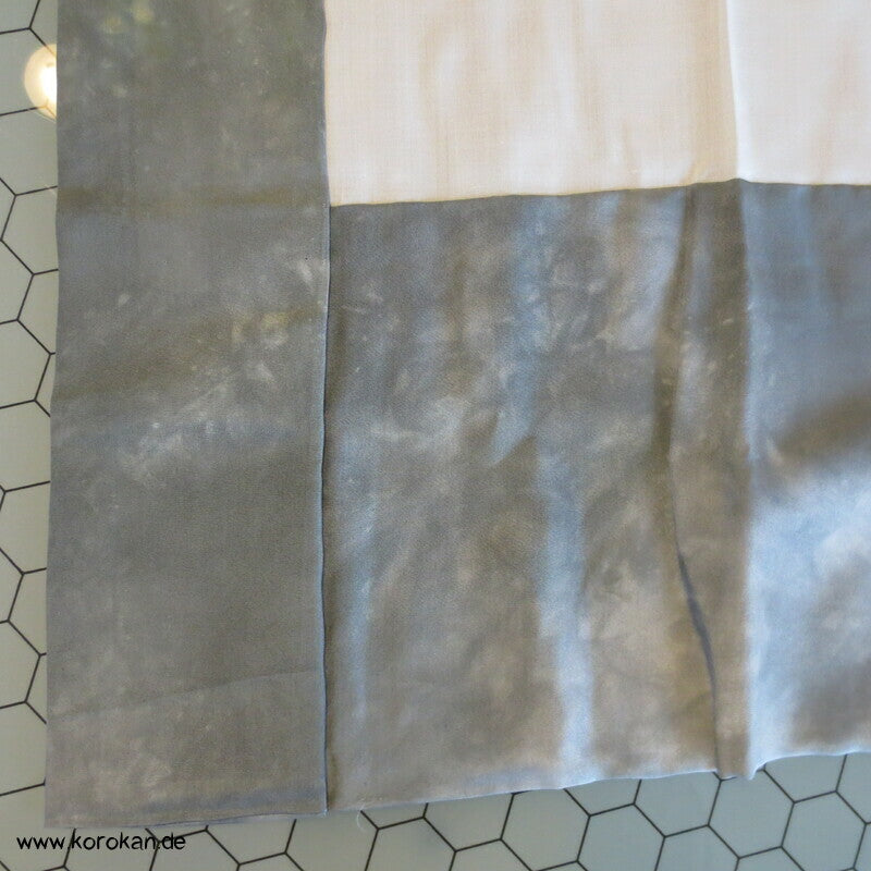 Spatzen im Korb Seidenmalerei Juban Kimono