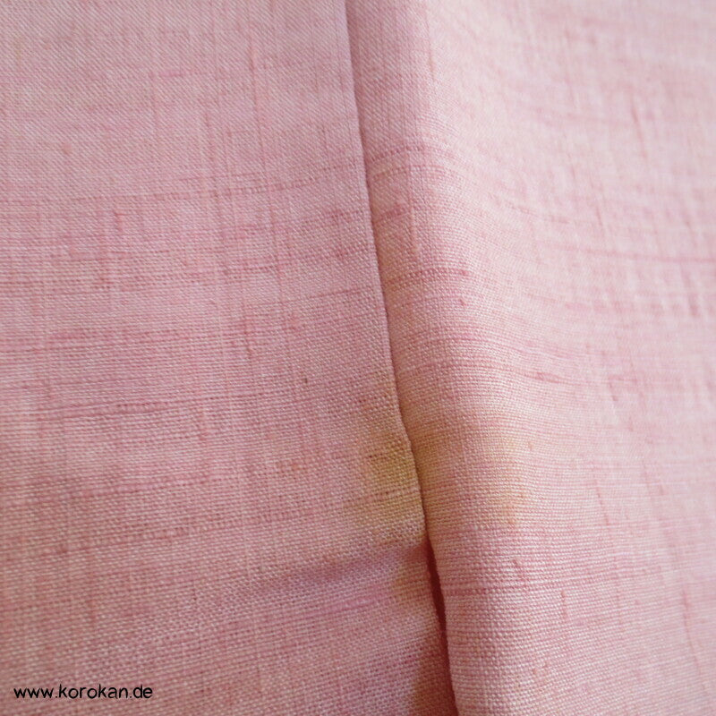 Tsumugi Seide Kasuri Tachibana Blüten in rosa