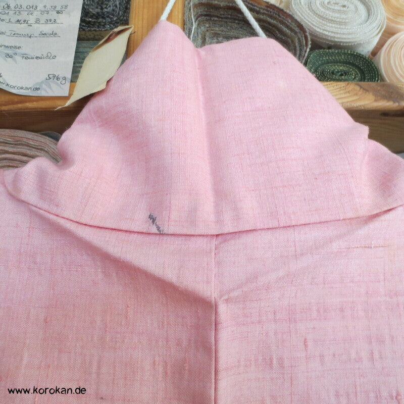 Tsumugi Seide Kasuri Tachibana Blüten in rosa