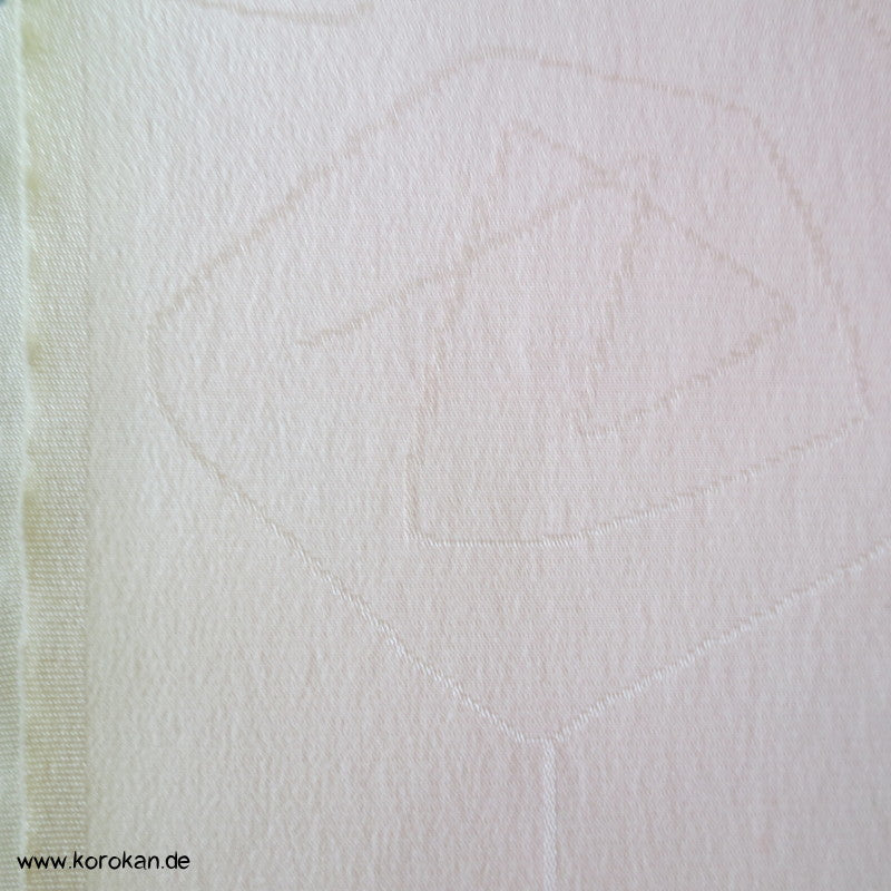 stilisierte Rose vor Bokashi Juban Kimono Futterstoff