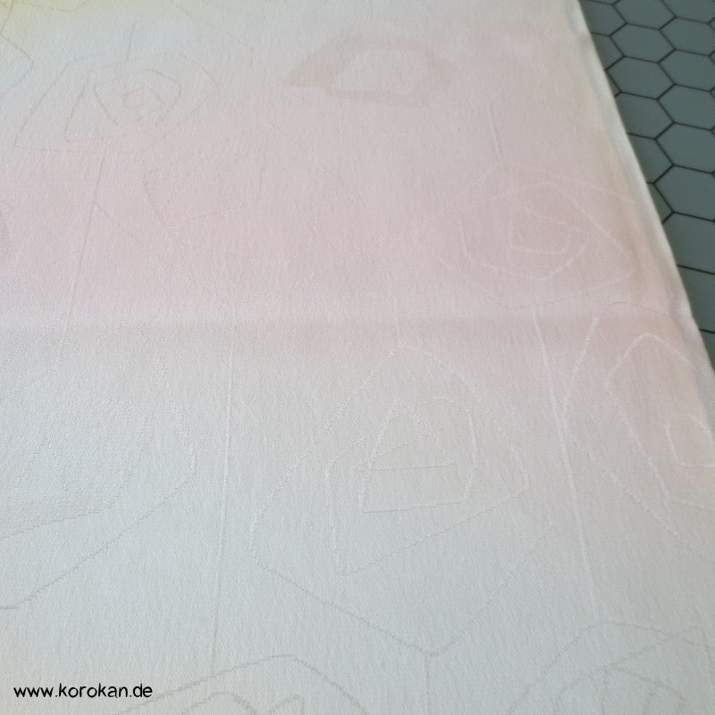 stilisierte Rose vor Bokashi Juban Kimono Futterstoff