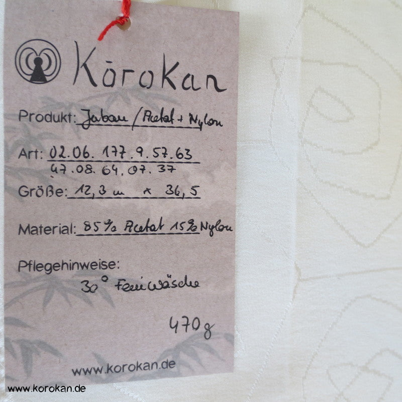 stilisierte Rose vor Bokashi Juban Kimono Futterstoff