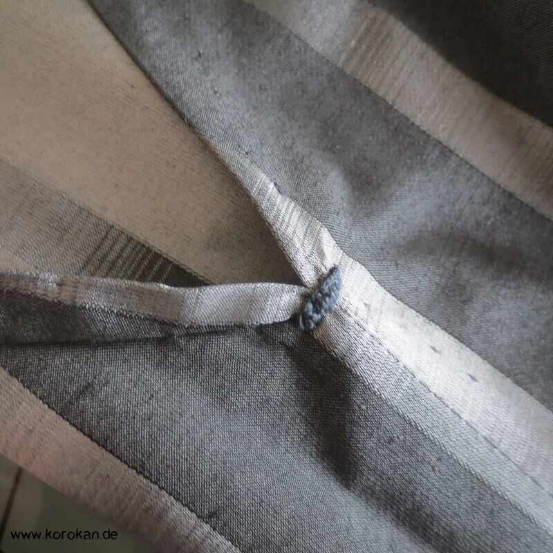 gestreifte Seiden Hakama  - Umanori Hosentyp - neu