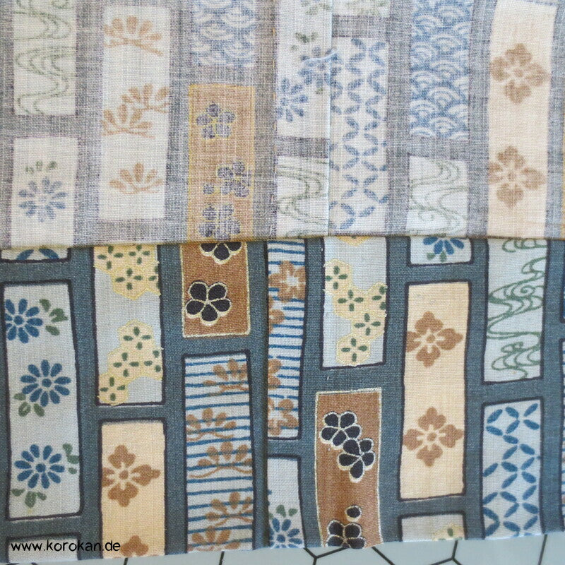 Kesa Muster Wollmuslin, Männer Juban Kimono