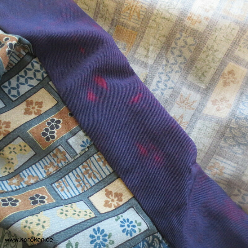 Kesa Muster Wollmuslin, Männer Juban Kimono