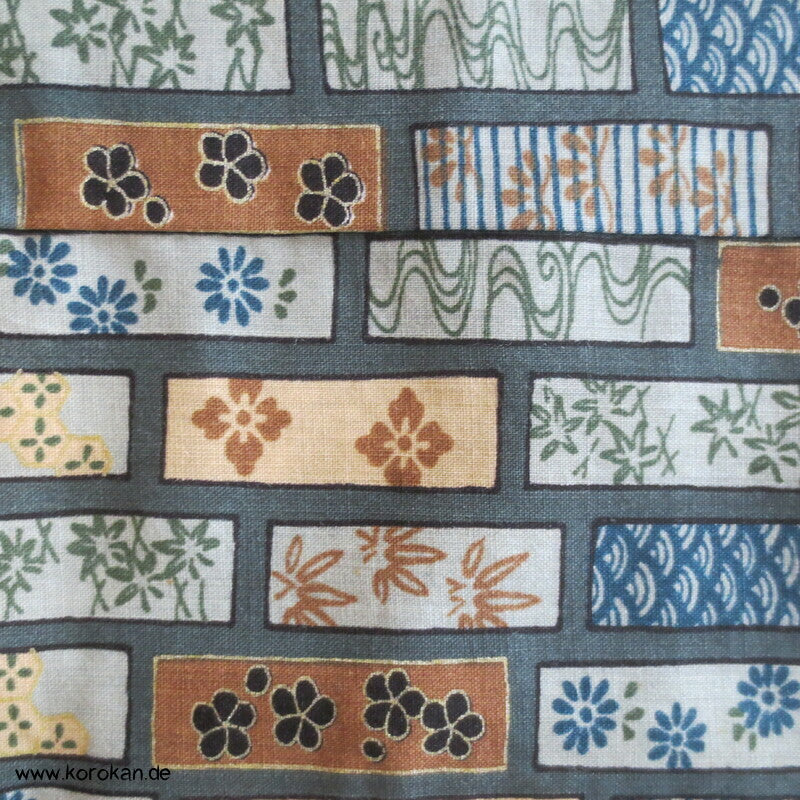 Kesa Muster Wollmuslin, Männer Juban Kimono