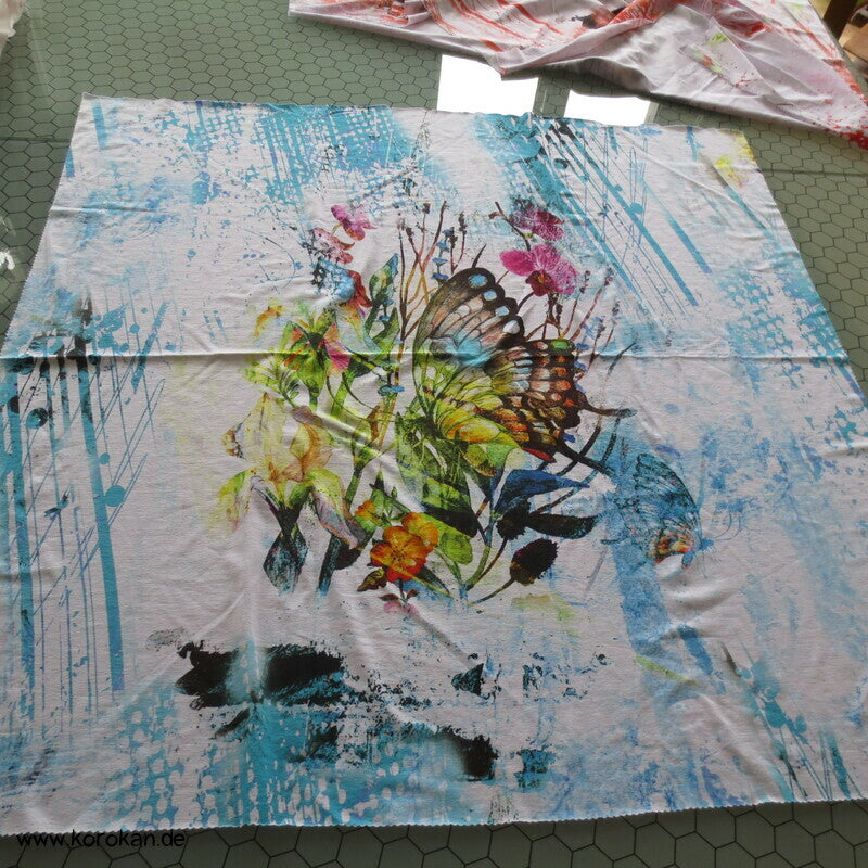 Schmetterling Viscose Jersey Panel