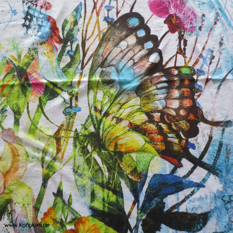 Schmetterling Viscose Jersey Panel