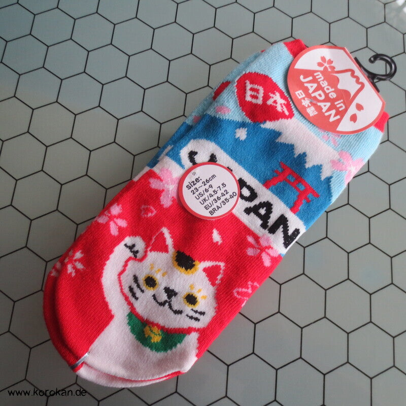 bunte Socken  Japanmotive