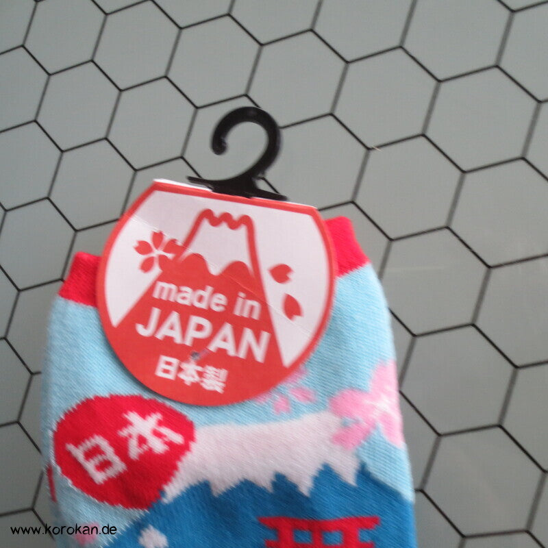 bunte Socken  Japanmotive