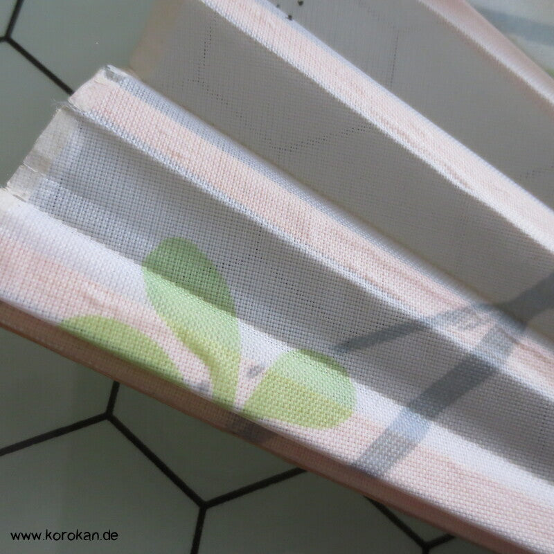 Fächer Wind Kanji  - Bambus / Stoff