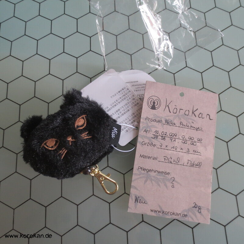 angry cat Neko Anhänger, Plüsch