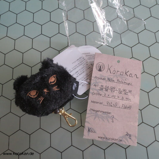 angry cat Neko Anhänger, Plüsch