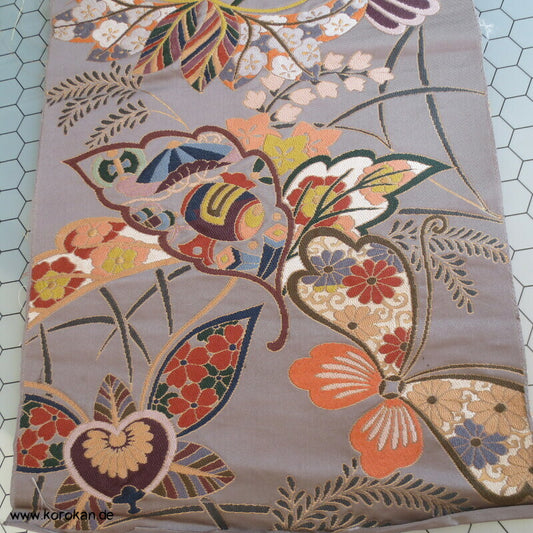 Schmetterlinge Seidenbrokat Musterpanel