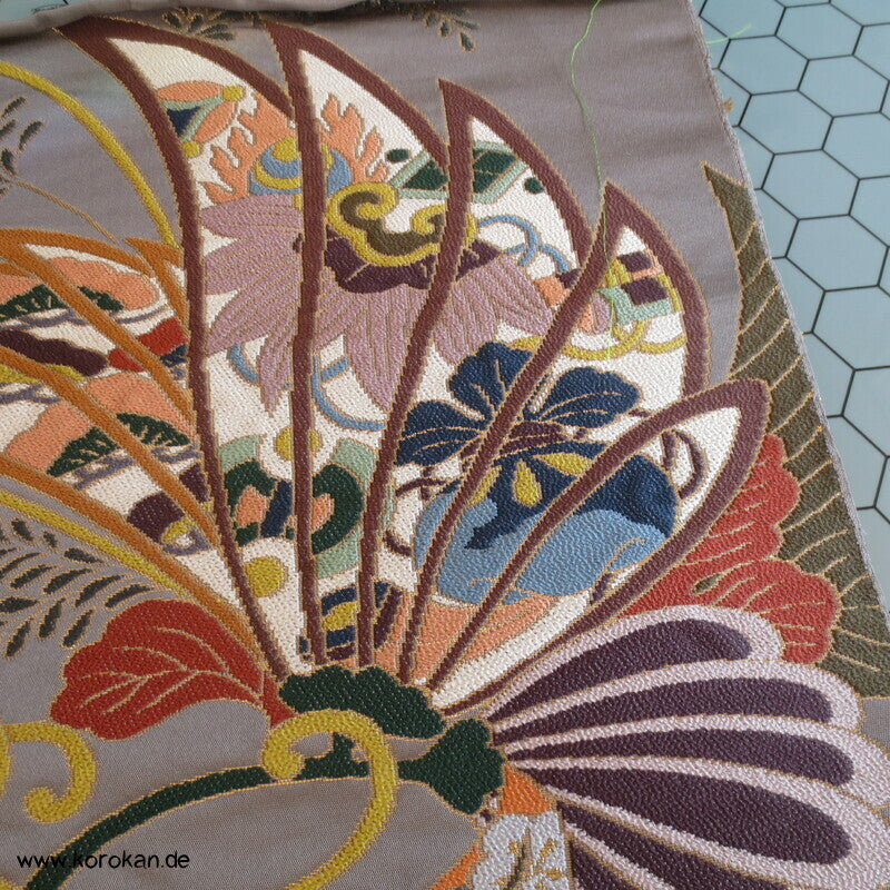 Schmetterlinge Seidenbrokat Musterpanel