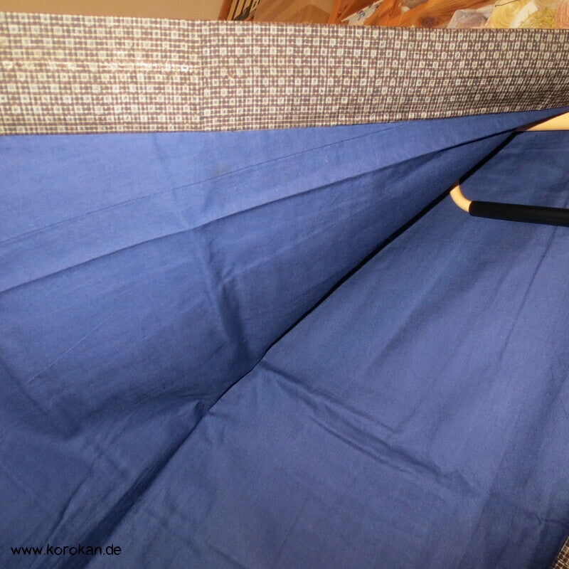 braunes Oshima Tsumugi Seide Kimono + Haori Ensemble