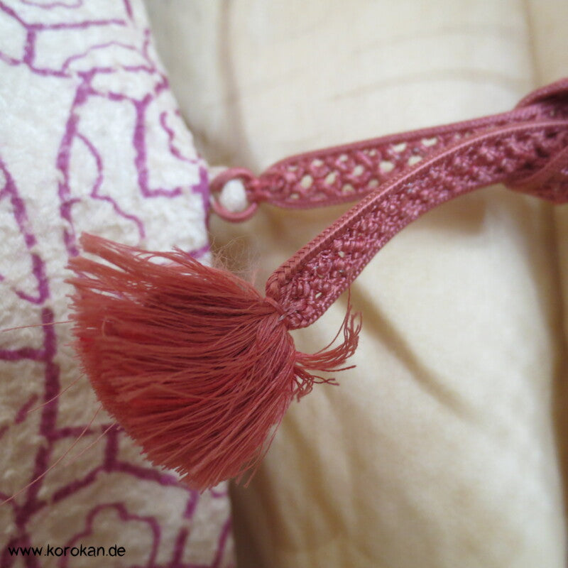 Full Shibori Genji Guruma Haori Kimono Jacke mit Himo