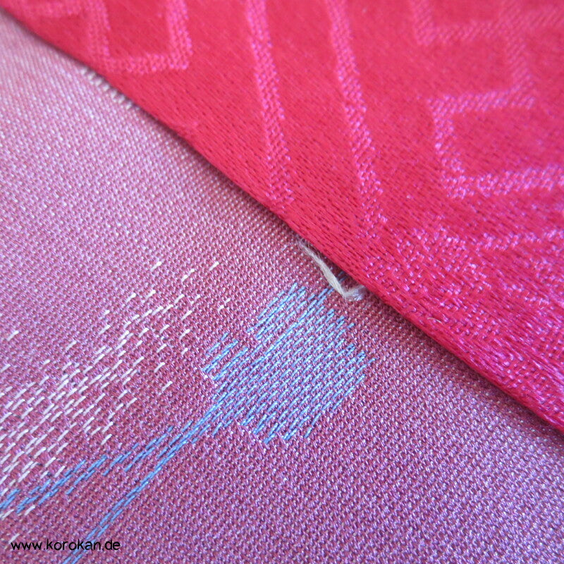 antiker Jacquard Seiden Michiyuki Kimono Mantel