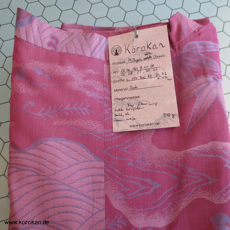 antiker Jacquard Seiden Michiyuki Kimono Mantel