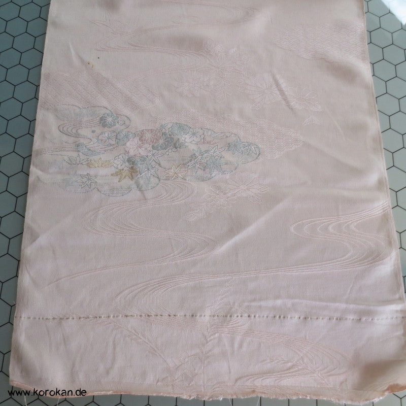 Himmelswolken Seidenjacquard, Lurex und Urushi, pastellfarben