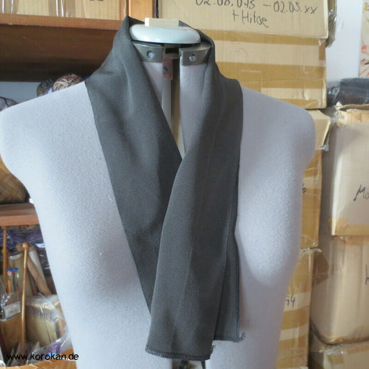 schwarzbraun, Upcycling HanEri, Chirimen Seidencrepe
