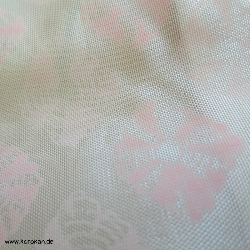 Mon auf persimmon, Schmetterlinge Wolle / Seide Dochugi Kimono Jacke