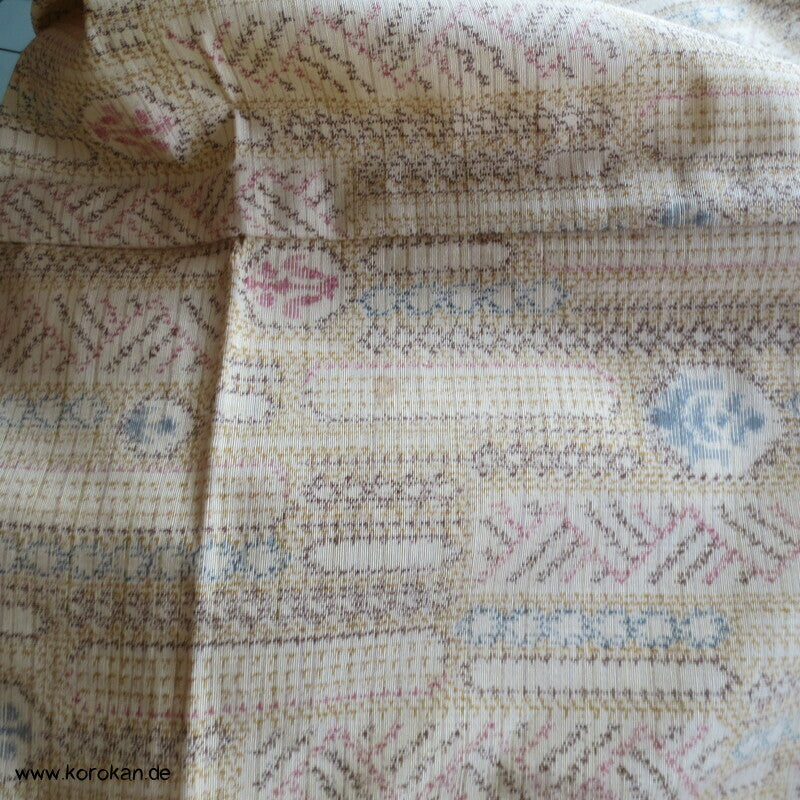 Seide/ Wolle Kasuri Hitoe Kimono