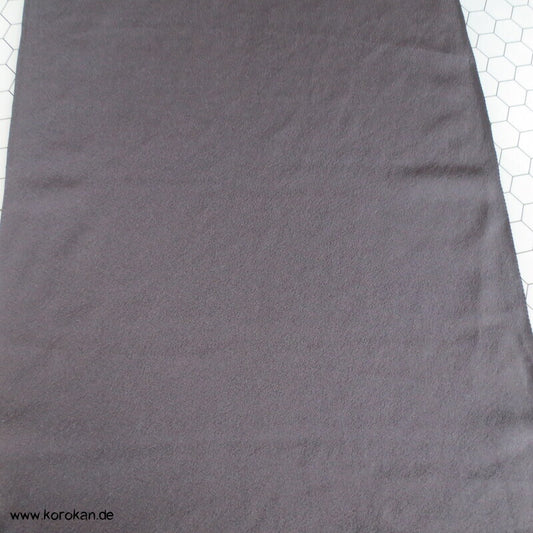 schwarzer Chirimen Seiden Crepe Stoffrolle