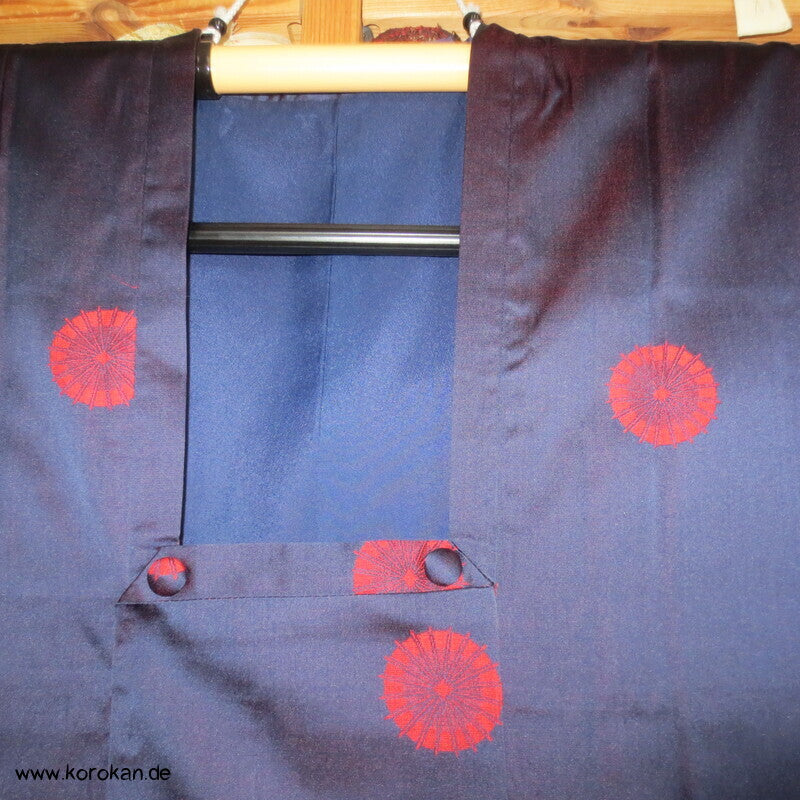 Seiden Satin gewebte Bangasa Papierschirme Michiyuki Jacke