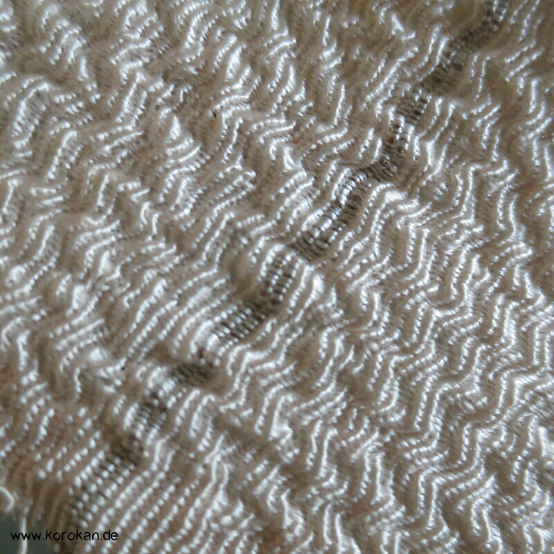 dicker Seiden Krepp, uni blassrosa Obiage