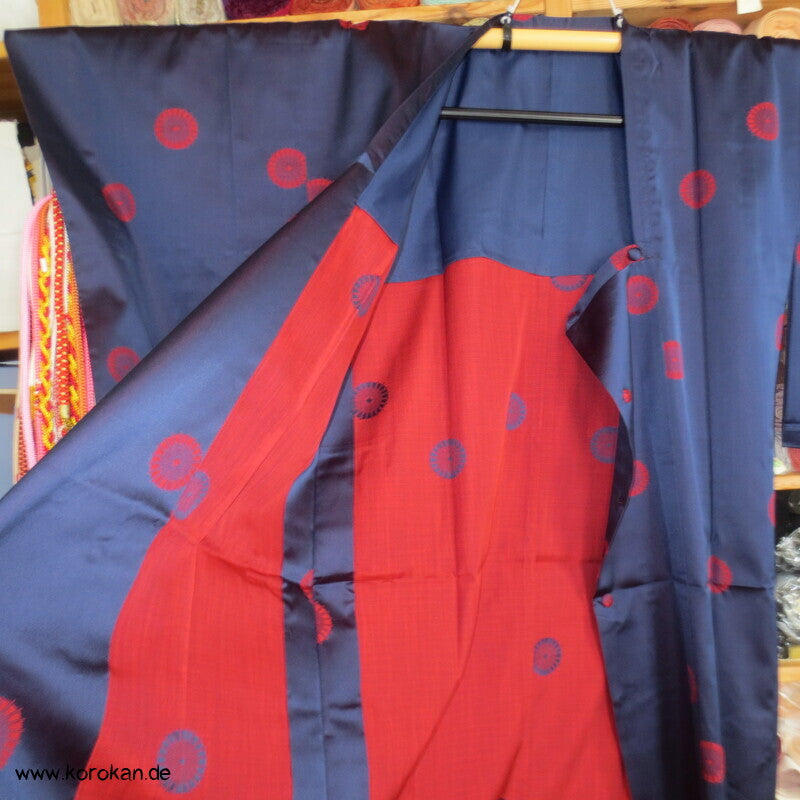 Seiden Satin gewebte Bangasa Papierschirme Michiyuki Jacke