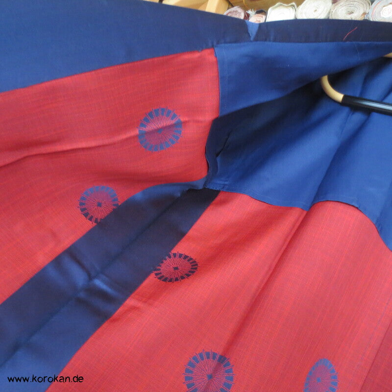 Seiden Satin gewebte Bangasa Papierschirme Michiyuki Jacke