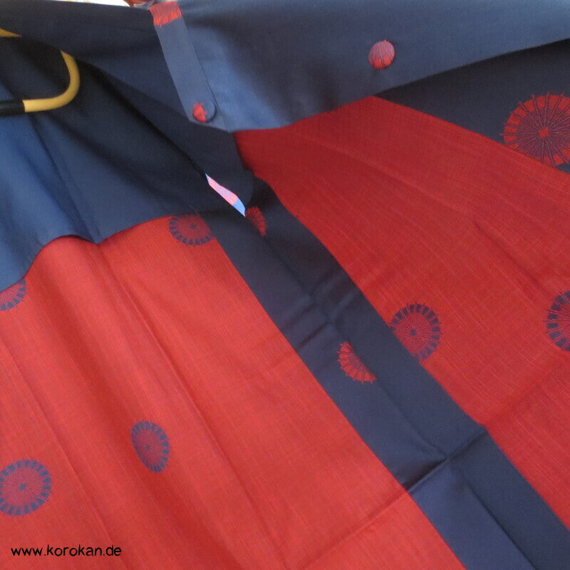 Seiden Satin gewebte Bangasa Papierschirme Michiyuki Jacke