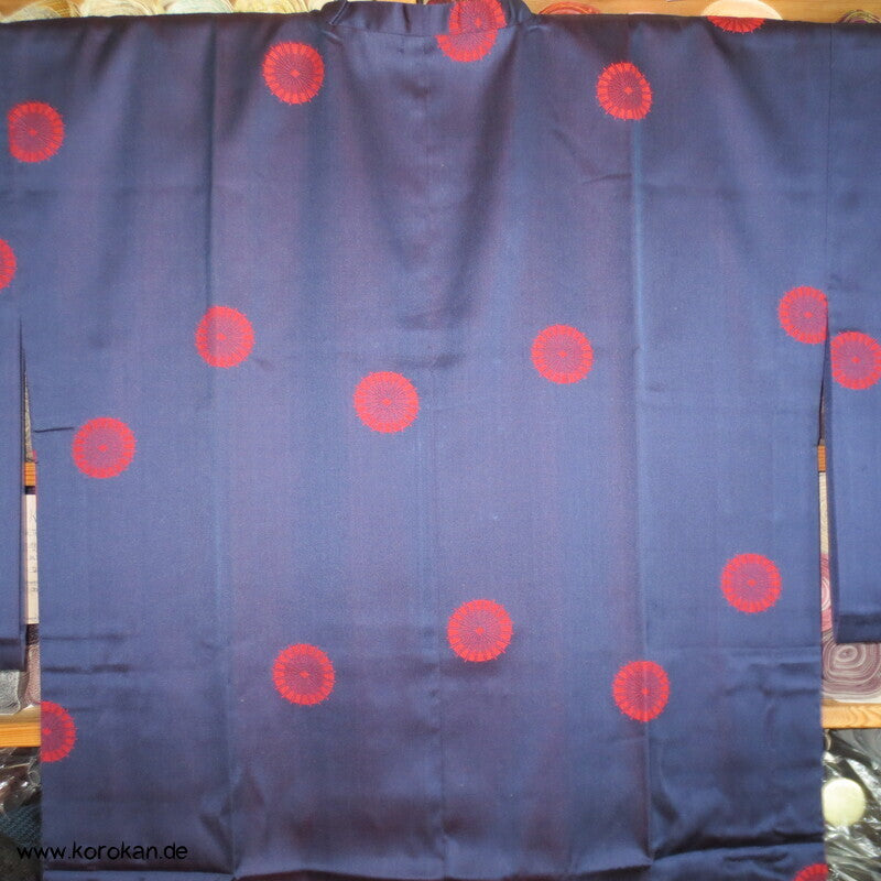 Seiden Satin gewebte Bangasa Papierschirme Michiyuki Jacke