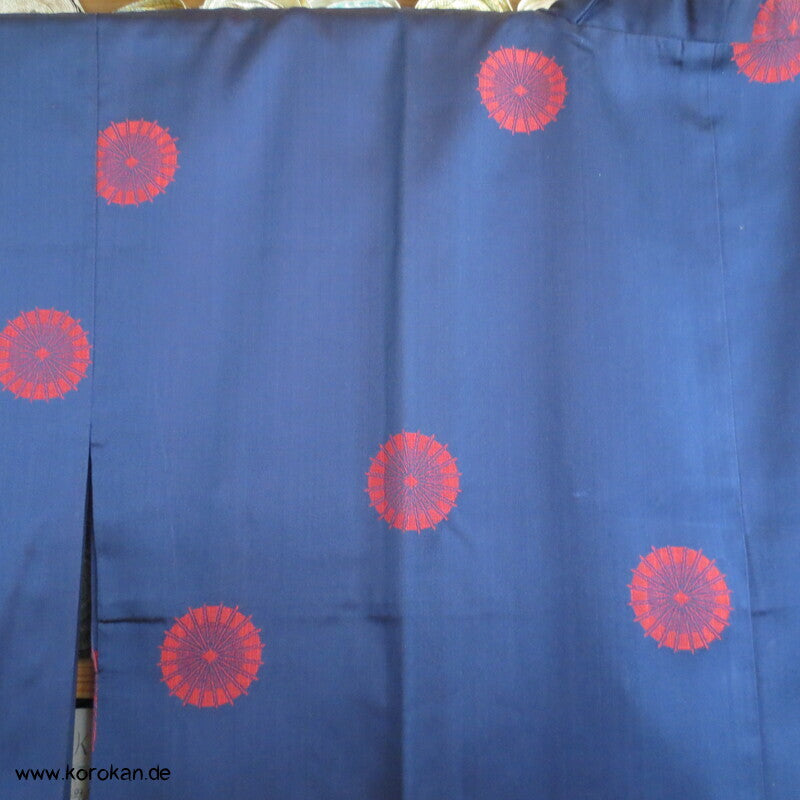 Seiden Satin gewebte Bangasa Papierschirme Michiyuki Jacke