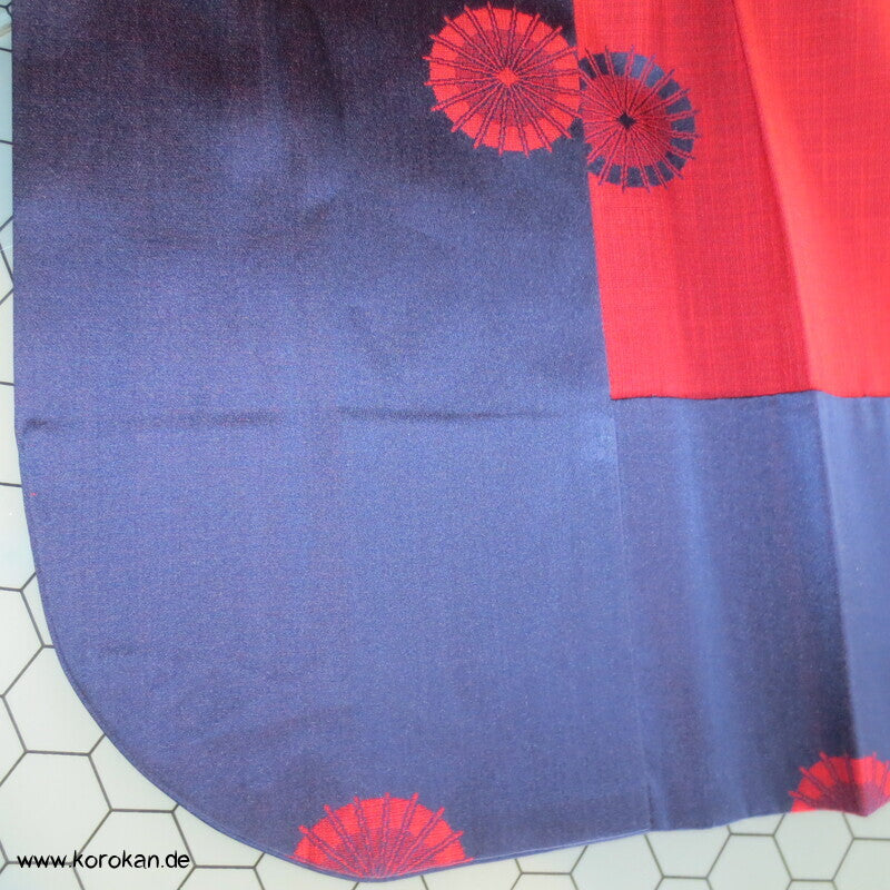 Seiden Satin gewebte Bangasa Papierschirme Michiyuki Jacke
