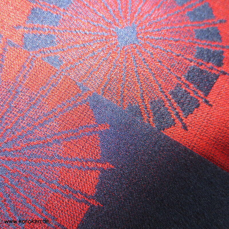Seiden Satin gewebte Bangasa Papierschirme Michiyuki Jacke