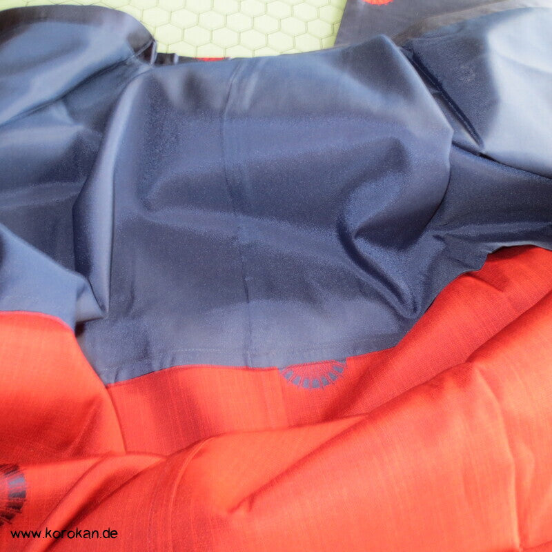 Seiden Satin gewebte Bangasa Papierschirme Michiyuki Jacke
