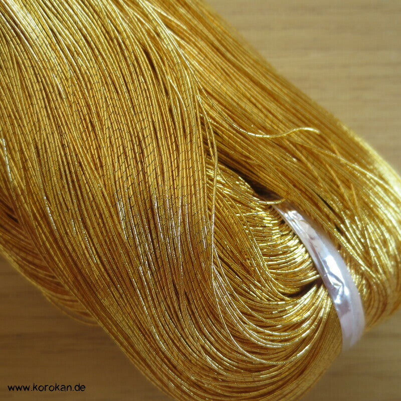 echtes Goldgarn, gelbgold aus japanischer Obi Werkstatt