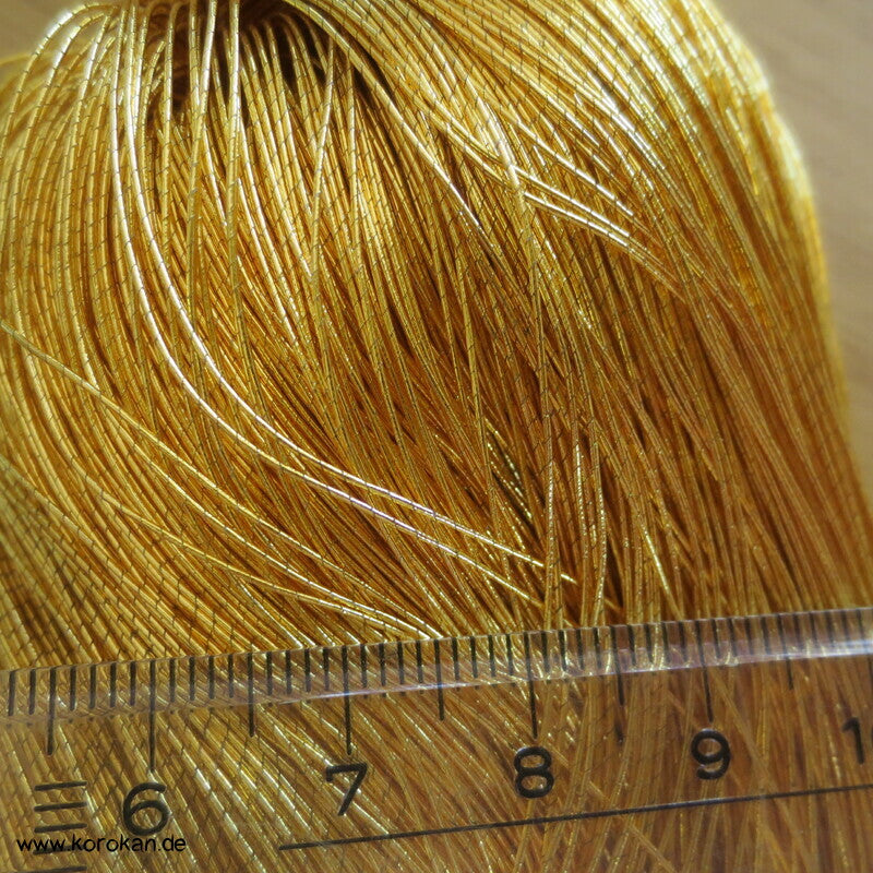 echtes Goldgarn, gelbgold aus japanischer Obi Werkstatt